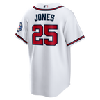 Andruw Jones Atlanta Braves Nike Home Replica 2026 Hall of Fame Patch Jersey - White