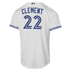 Ernie Clement Toronto Blue Jays Nike Youth Home Baseline Jersey - White