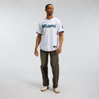 Miami Marlins Nike Home Limited Jersey - White