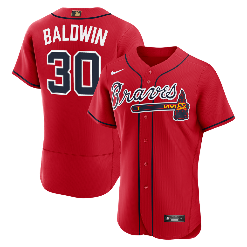 Drake Baldwin Atlanta Braves Nike Alternate MLB Awards Authentic Jersey - Navy