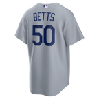 Mookie Betts Los Angeles Dodgers Nike Road Replica Jersey - Gray