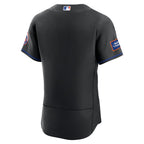New York Mets Nike Home Sponsor Patch Authentic Jersey - White