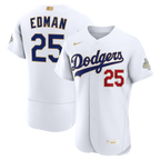 Tommy Edman Los Angeles Dodgers Nike 2026 Gold Collection Authentic Jersey - White