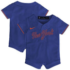 New York Mets Nike Infant Home Replica Romper Jersey - White