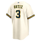 Joey Ortiz Milwaukee Brewers Nike Home Replica Jersey - White