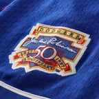Mike Piazza Los Angeles Dodgers Mitchell & Ness Cooperstown Collection Mesh Batting Practice Button-Up Jersey - Royal