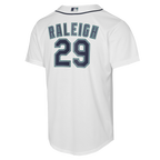 Cal Raleigh Seattle Mariners Nike Youth Home Baseline Jersey - White