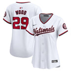 James Wood Washington Nationals Nike Women's Home Limited Player Jersey - White