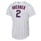 Nico Hoerner Chicago Cubs Nike Youth Home Replica Jersey - White