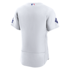 Los Angeles Dodgers Nike Home Sponsor Patch Authentic Jersey - White