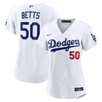 Mookie Betts Los Angeles Dodgers Nike Women's Home Stadium Jersey - White