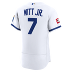Bobby Witt Jr. Kansas City Royals Nike Home Authentic Sponsor Patch Jersey - White