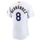 Enrique Hernández Los Angeles Dodgers Nike 2026 Gold Collection Authentic Jersey - White