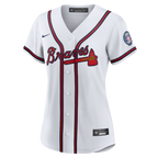 Andruw Jones Atlanta Braves Nike Women's 2026 Baseball Hall of Fame Retired Player Replica Jersey - White