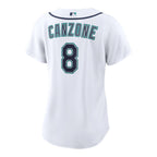 Dominic Canzone Seattle Mariners Nike Women's Home Replica Jersey - White