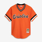 Cal Ripken Jr. Baltimore Orioles Mitchell & Ness Authentic Batting Practice Jersey - Orange