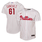 Cristopher Sánchez Philadelphia Phillies Nike Youth Home Replica Jersey - White