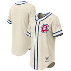 Atlanta Braves Stitches Throwback Fashion Jersey - Natural
