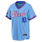 Chipper Jones Atlanta Braves Nike 2026 City Connect Stadium Jersey - Powder Blue