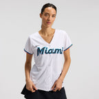 Miami Marlins Nike Women's Replica Team Jersey - White