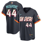Joe Musgrove San Diego Padres Nike 2026 City Connect Stadium Jersey - Obsidian