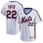 Juan Soto New York Mets Nike Cooperstown Collection Limited 40th Anniversary Jersey - White