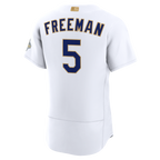 Freddie Freeman Los Angeles Dodgers Nike 2026 Gold Collection Authentic Jersey - White