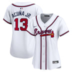 Ronald Acuna Atlanta Braves Nike Women's Home Limited Player Jersey - White