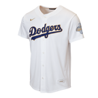 Los Angeles Dodgers Nike Youth 2026 Gold Collection Home Replica Jersey - White