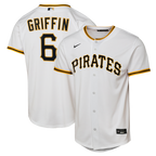 Konnor Griffin Pittsburgh Pirates Nike Youth Home Replica Jersey - White