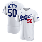 Mookie Betts Los Angeles Dodgers Nike Home Authentic Jersey - White