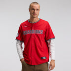 Cleveland Guardians Nike Alternate Limited Jersey - Red