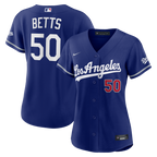 Mookie Betts Los Angeles Dodgers Nike Women's Alternate Stadium Jersey - Royal