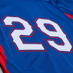 Adrian Beltre Texas Rangers Mitchell & Ness Cooperstown Mesh Batting Practice Button-Up Jersey - Royal