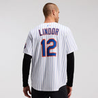 Francisco Lindor New York Mets Nike Home Limited Jersey - White