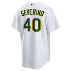 Luis Severino Athletics Nike Home Replica Jersey - White