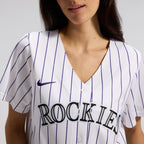 Colorado Rockies Nike Women's Home Replica Team Jersey - White