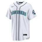 Cal Raleigh Seattle Mariners Nike  Home Stadium 50th Season Patch Jersey - White