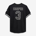 Bryce Harper Philadelphia Phillies Fanatics Big & Tall Heavyweight Mesh Jersey - Black/White