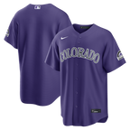Colorado Rockies Nike  Alternate Stadium Jersey - Purple