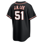 Jung Hoo Lee San Francisco Giants Nike Fashion Replica Black Out Jersey
