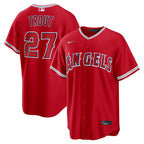 Mike Trout Los Angeles Angels Nike Alternate Replica Jersey - White