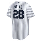 Austin Wells New York Yankees Nike Home Replica Jersey - White
