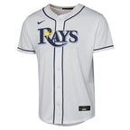 Junior Caminero Tampa Bay Rays Nike Youth Home Replica Player Jersey - White