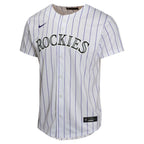 Charlie Blackmon Colorado Rockies Nike Youth Home Game Player Jersey - White