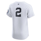 Derek Jeter New York Yankees Nike Home 2020 Hall of Fame Induction Patch Elite Player Jersey - White