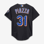 Mike Piazza New York Mets Mitchell & Ness Cooperstown Collection 2000 Batting Practice Jersey - Black