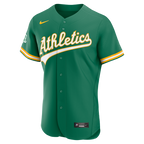 Athletics Nike Alternate Authentic Jersey - Green