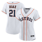 Yainer Diaz Houston Astros Nike Women's Home Replica Jersey  - White